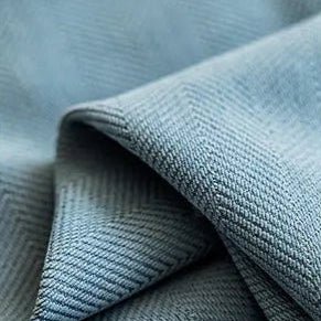 Rideau Bleu Et Beige