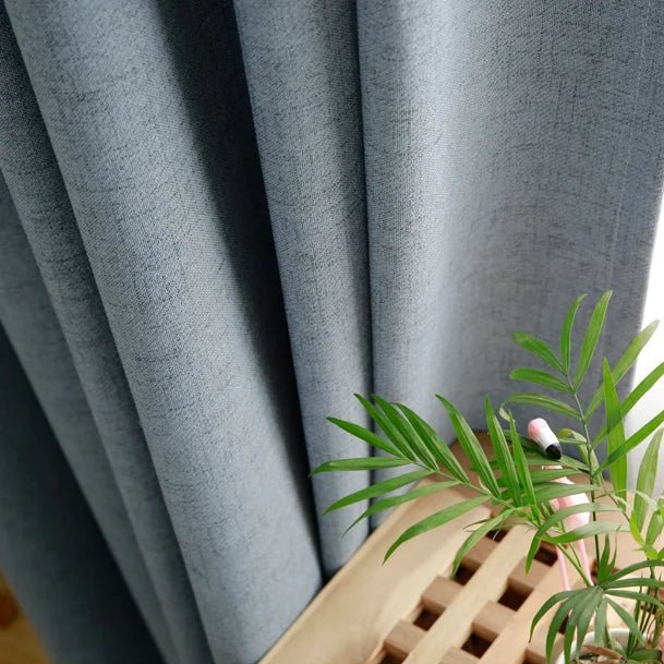 Rideaux Polyester Imitation Lin