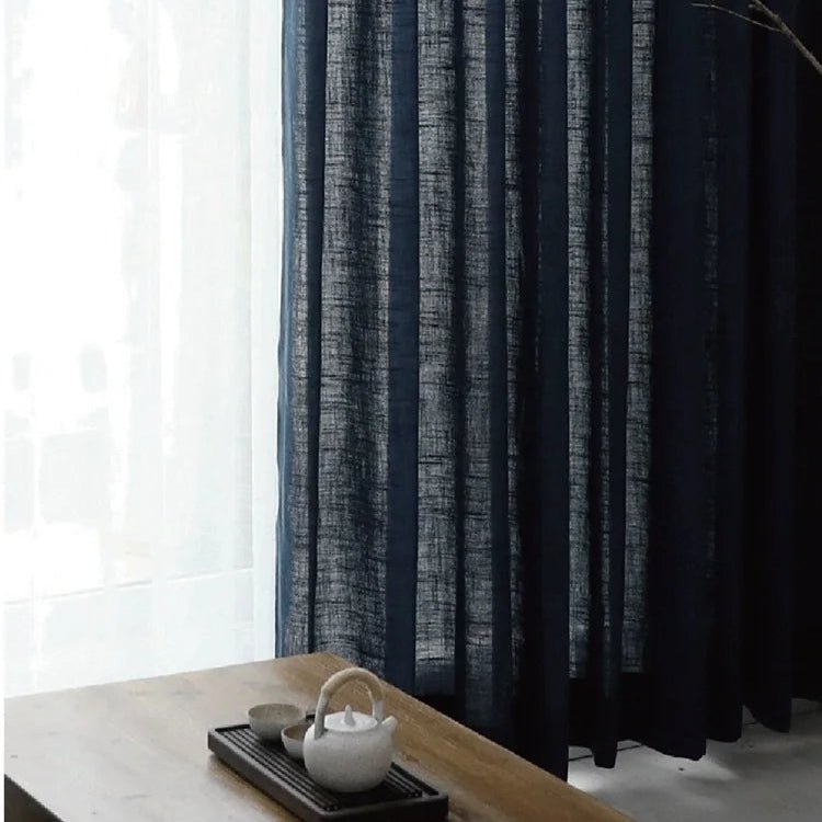 Rideau Voilage Bleu