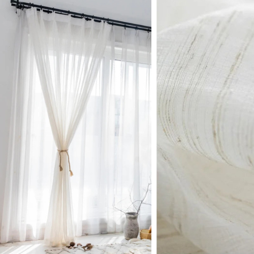 Rideaux en Lin et Coton