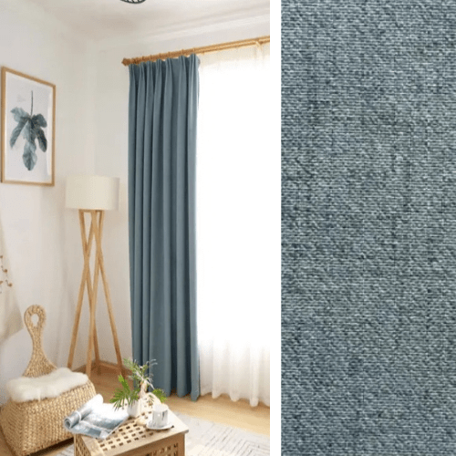 Rideaux Polyester Imitation Lin
