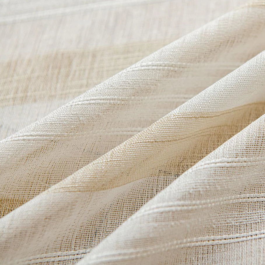 Rideau Beige Lin Motif