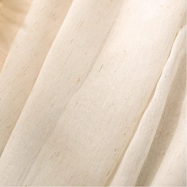 Rideau Beige Transparent