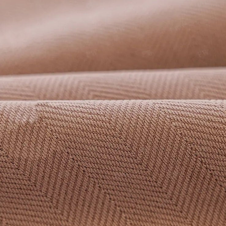 Rideau Terracotta Et Beige