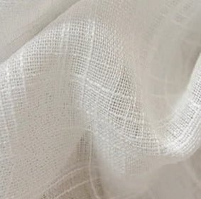 Rideau En Gaze De Coton Blanc