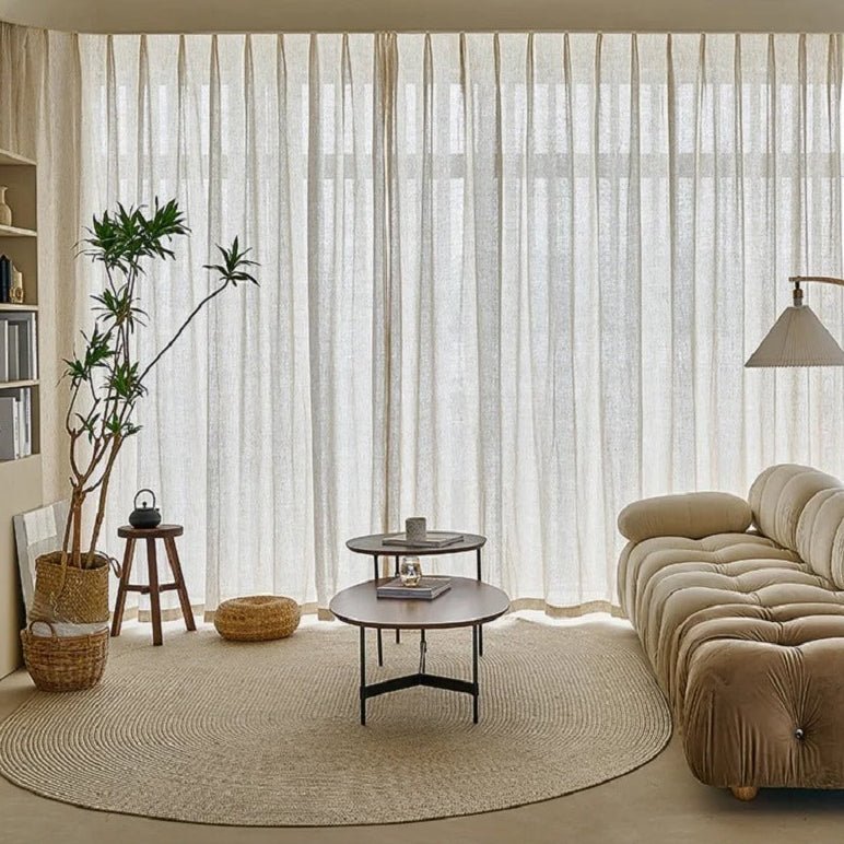 Rideau Voilage Beige