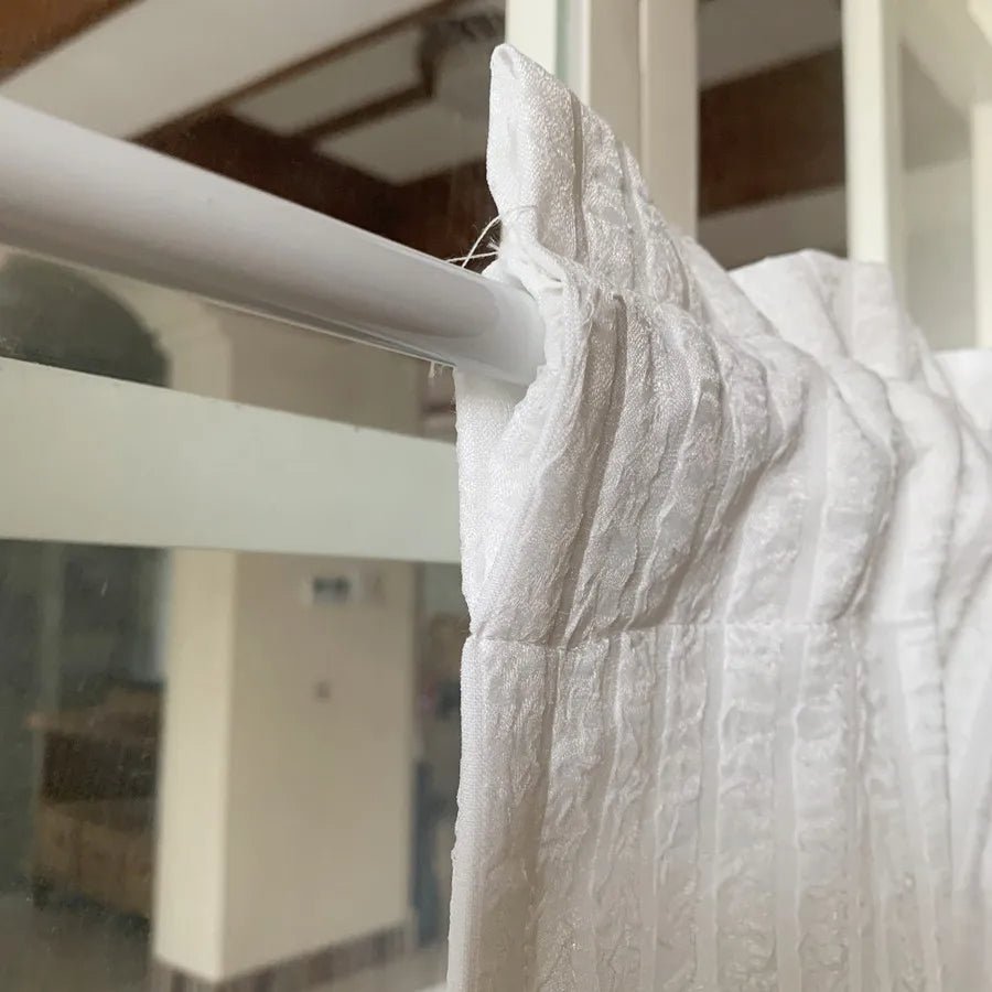 Rideau Court Coton - La Maison des Rideaux