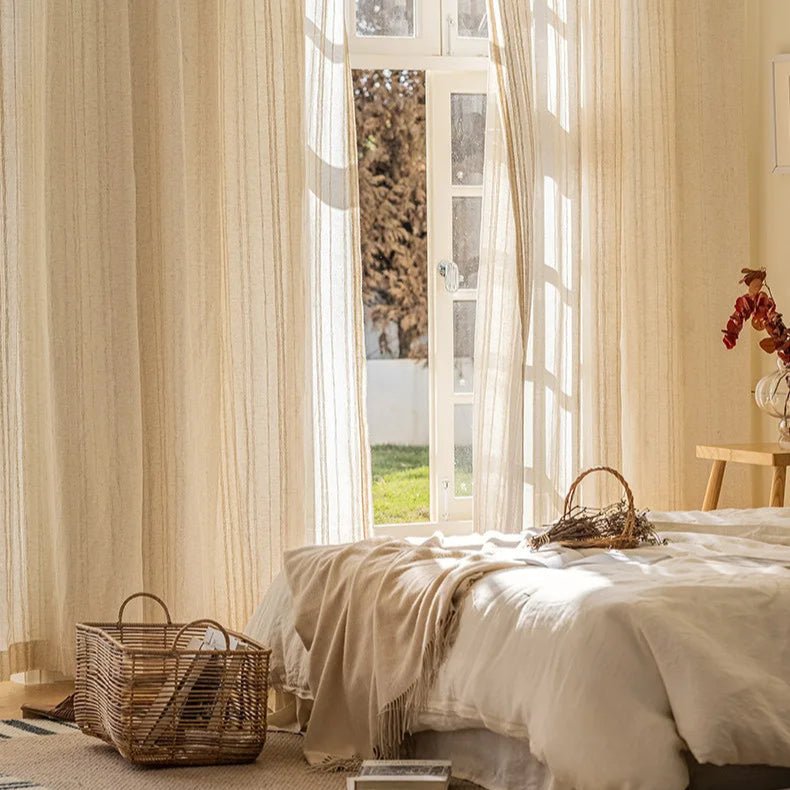 Rideau œillet Lin - La Maison des Rideaux