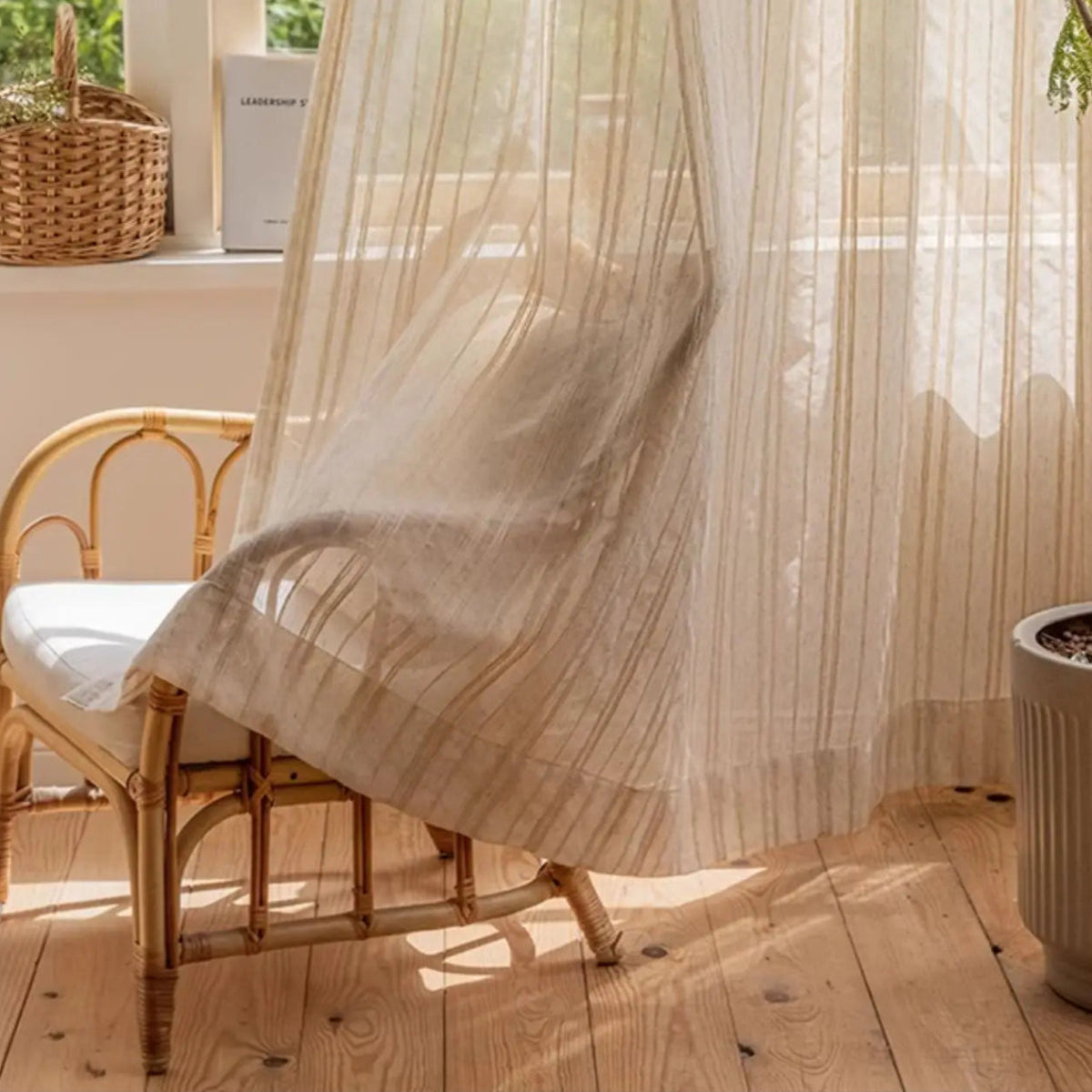 Rideau œillet Lin - La Maison des Rideaux