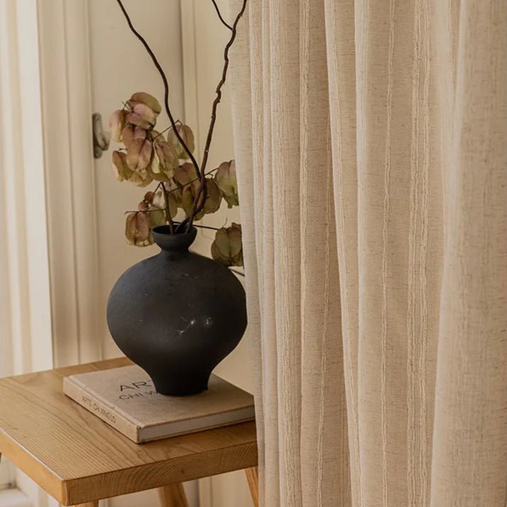 Rideau œillet Lin - La Maison des Rideaux