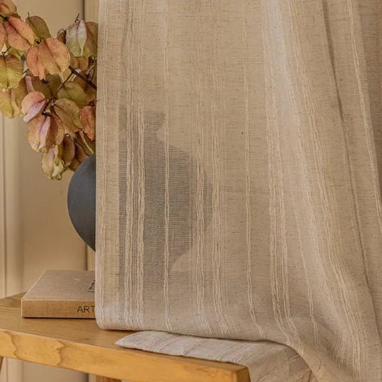 Rideau œillet Lin - La Maison des Rideaux