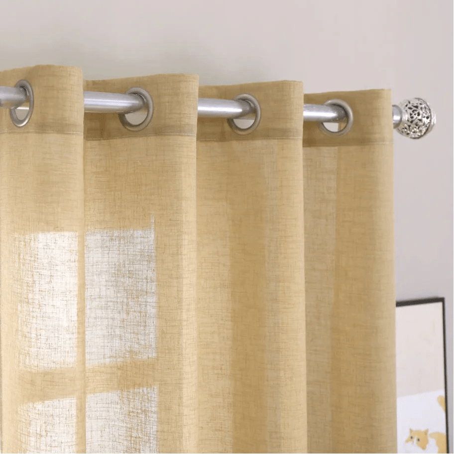 Rideau Voilage Couleur Sable - La Maison des Rideaux