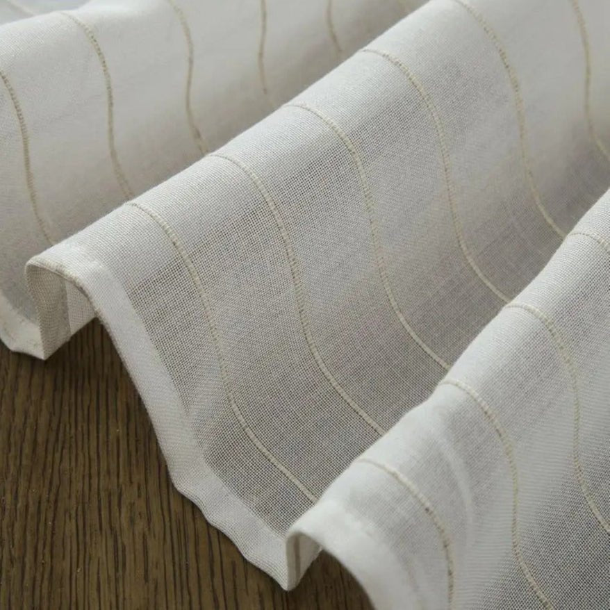 Rideau Voilage Moderne Gris - La Maison des Rideaux