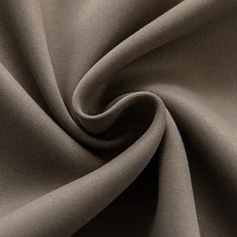 Rideau Occultant En Tissu Marron