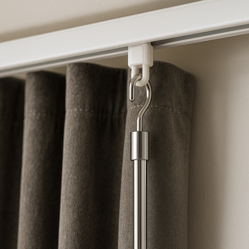 Fixer un lance rideau tringle/rail : méthode simple - La Maison des Rideaux