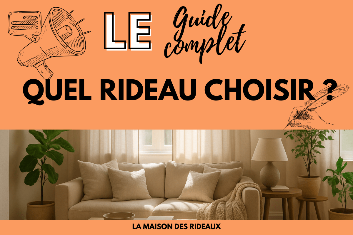 Quel rideau choisir ? Le guide complet pour habiller vos fenêtres - La Maison des Rideaux