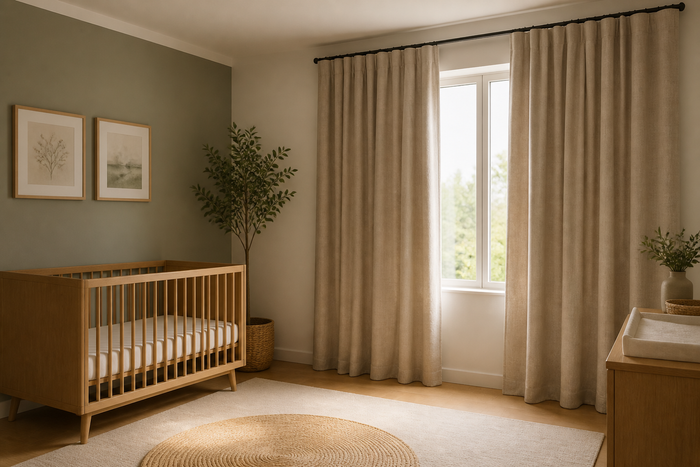 Rideau pour chambre de bébé : obscurité, chaleur et sommeil