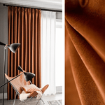 Rideau Semi Occultant - Terracotta