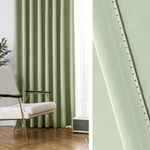 Rideau Semi Occultant - Vert Amande