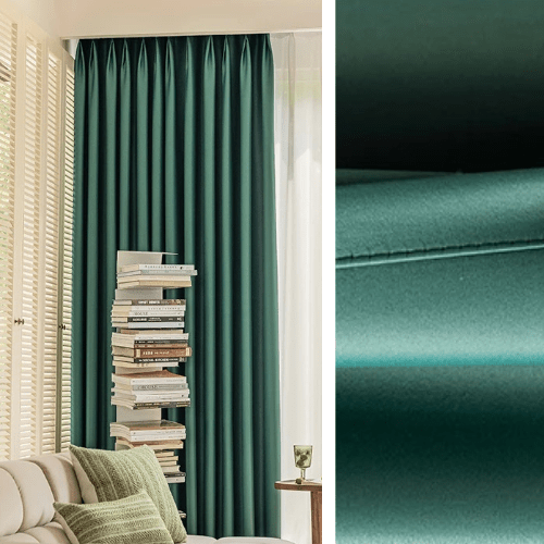 Rideau Semi Occultant - Vert Canard