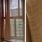 Rideau Voilage - Gaze De Coton Café