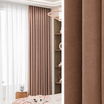 Rideau Semi Occultant - Rose Terracotta