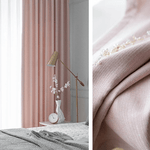 Rideau Semi Occultant - Rose Poudré