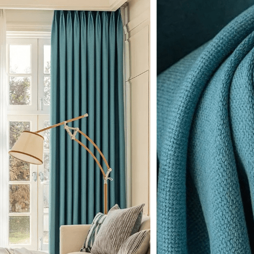 Double Rideau Occultant - Bleu