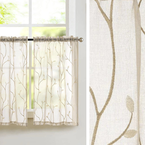 Rideaux De Cuisine Petite Largeur Beige
