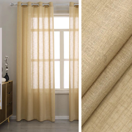 Rideau Voilage Couleur Sable