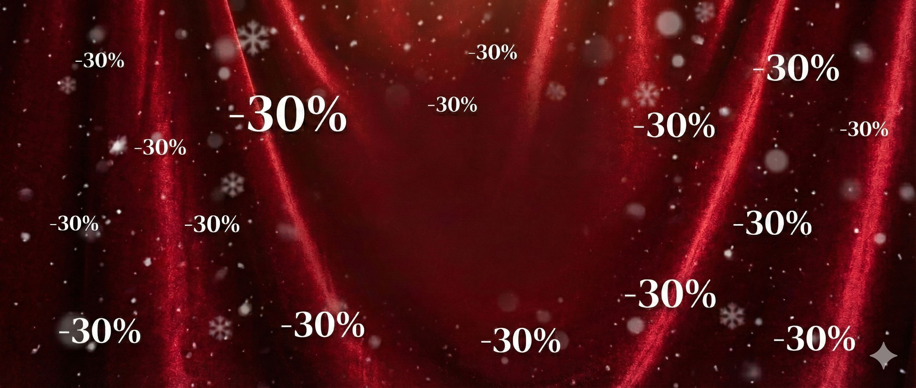 <p>SOLDE D'HIVER<br/>Absolument tout à -30%</p>