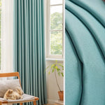 Rideau Semi Occultant - Bleu Tiffany