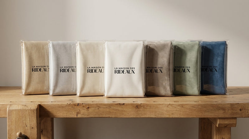 <p>Choisissez votre modèle, couleur, matière, dimensions, trouvez le rideau fait pour votre pièce en quelques clics.</p>
