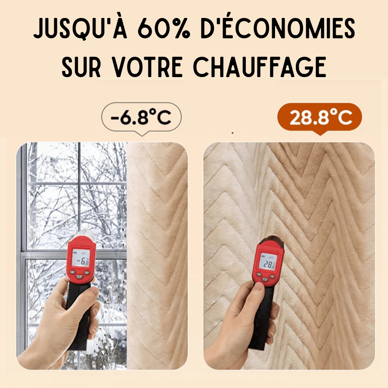 Rideau anti bruit 30 dB - La Maison des Rideaux
