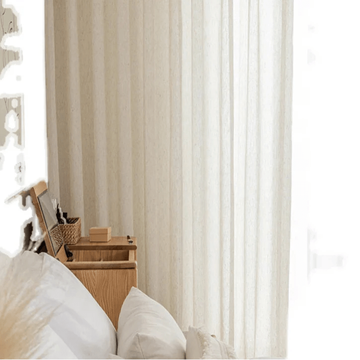 Rideau Beige Transparent - La Maison des Rideaux