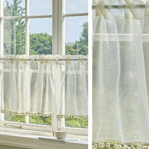 Rideau Brise Bise Coton Lin - La Maison des Rideaux