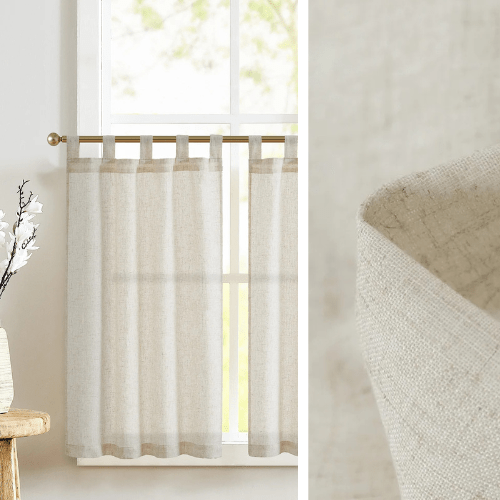 Rideau Court Lin Beige - La Maison des Rideaux