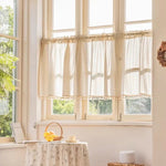 Rideau Lin - Voilage Beige Cuisine