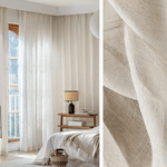 Rideau Lin - Voilage Ivoire