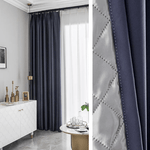 Rideau 3 en 1 - Phonique Thermique Occultant - Bleu Nuit