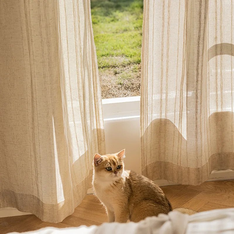 Rideau œillet Lin - La Maison des Rideaux