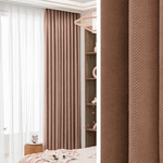 Rideau Semi Occultant - Rose Terracotta