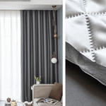 Rideau 3-en-1 phonique thermique occultant - Gris Anthracite