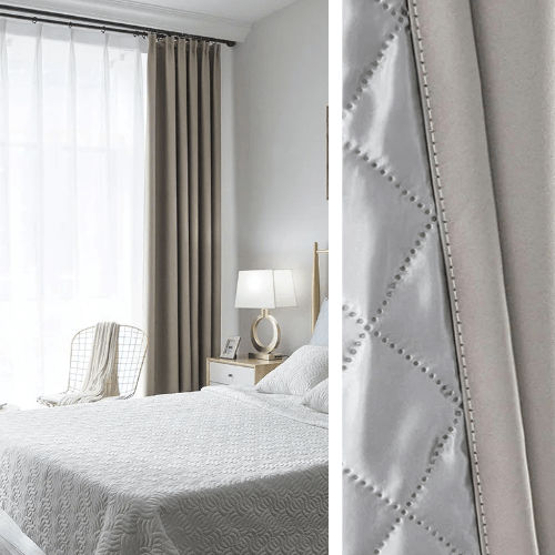 Rideau Thermique Gris Clair - La Maison des Rideaux