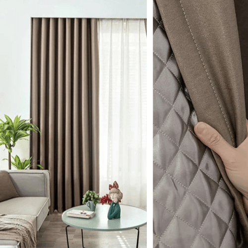 Rideau Thermique Taupe - La Maison des Rideaux